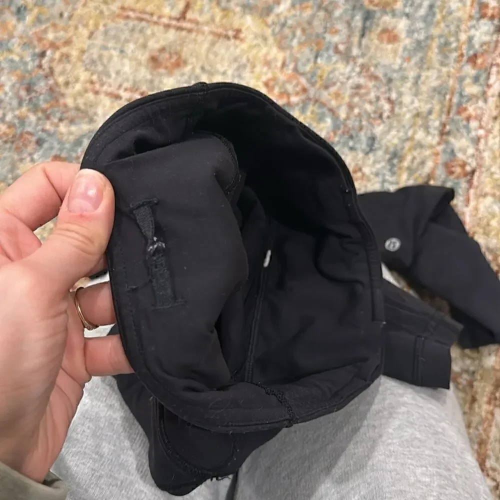Lululemon Two front zipper leggings